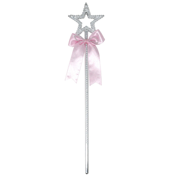 Pink Bow Star Wand