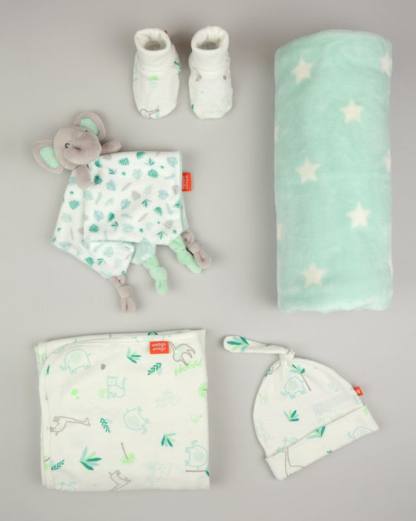 Jersey Newborn Baby Essentials Gift Set