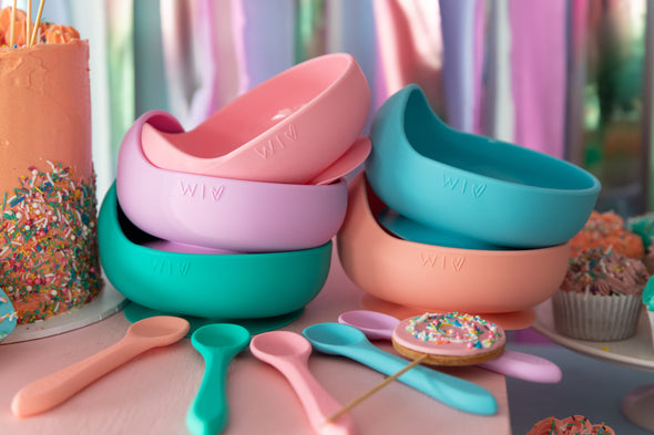 Wild Indiana Bowl and Spoon Set Sherbet Edition