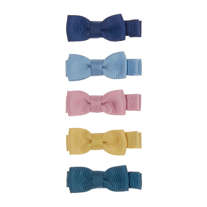 Winter Martha Bow Clips - Winter Flora