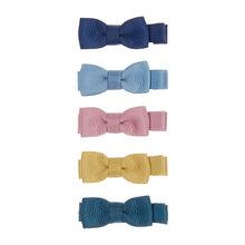 Winter Martha Bow Clips - Winter Flora