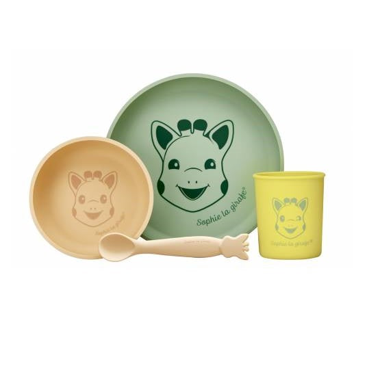 Sophie Giraffe Silicone Meal Set