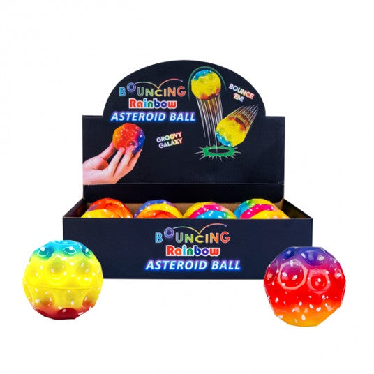 Bouncing Rainbow Asteroid Ball