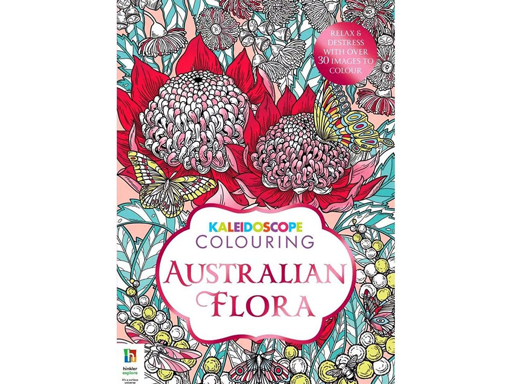 Australian Flora Kaleidoscope Colouring Book
