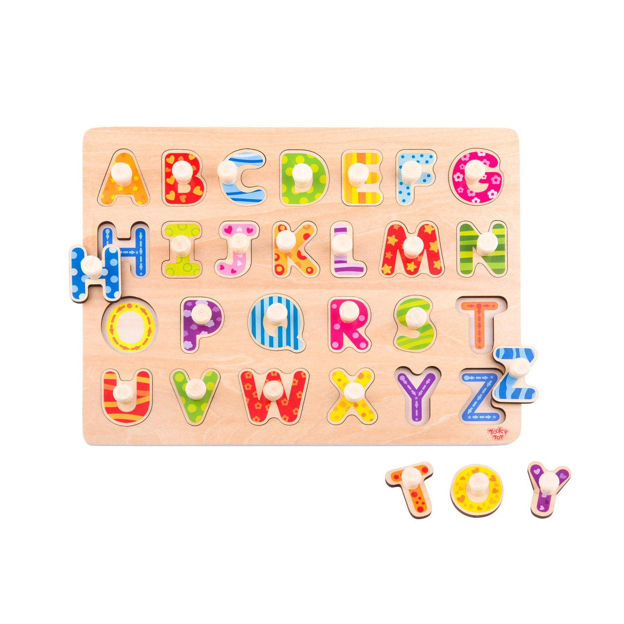 Alphabet Peg Puzzle