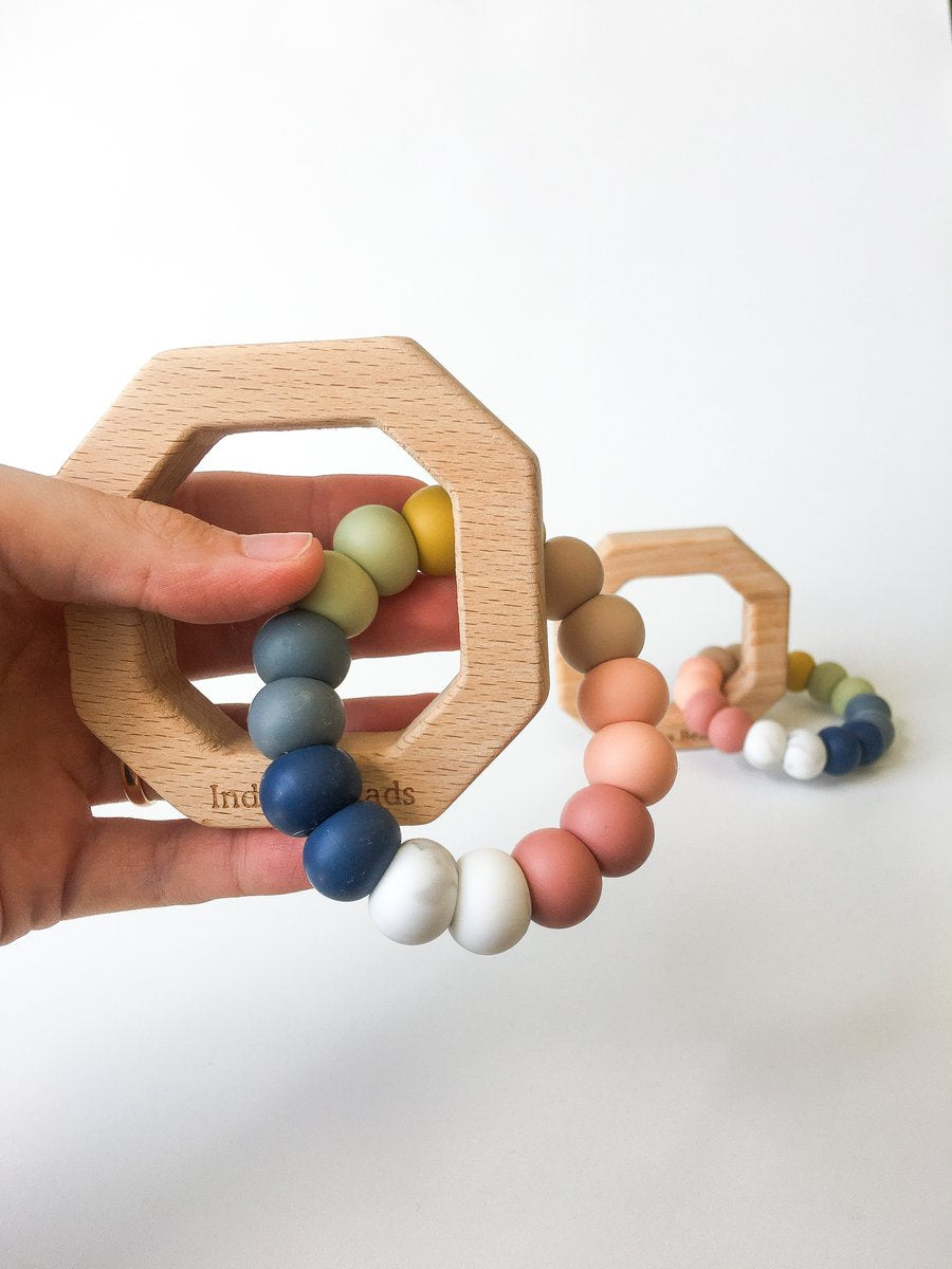 Rainbow Collection Octagon Teether