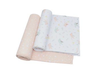 Jersey Swaddle Wraps - 2 pk assorted