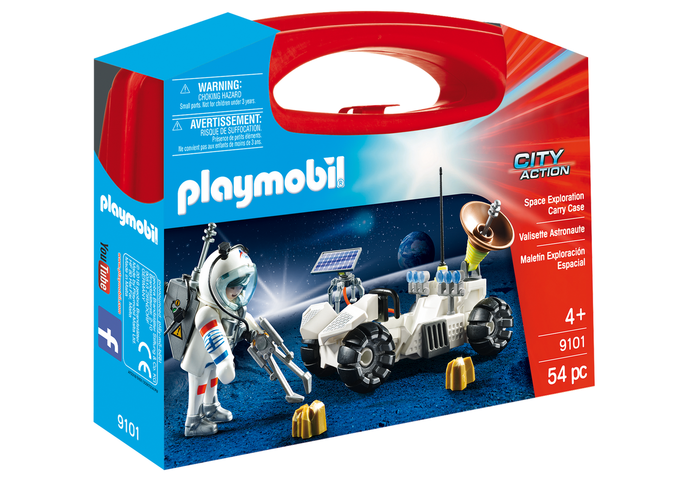 Playmobil 9101 city action space exploration deals carry case