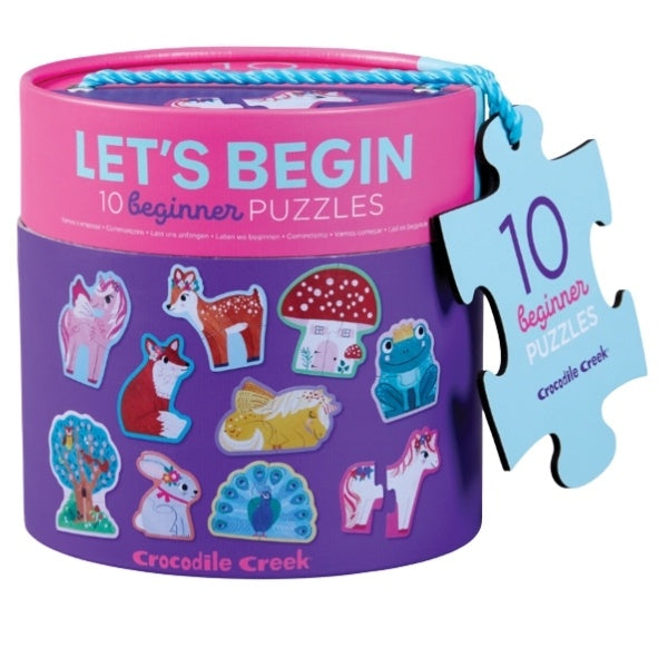 Let's Begin 2 pc Puzzle - Unicorn