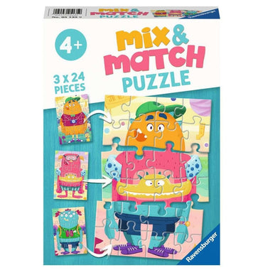 Mix and Match Puzzle - Monsters