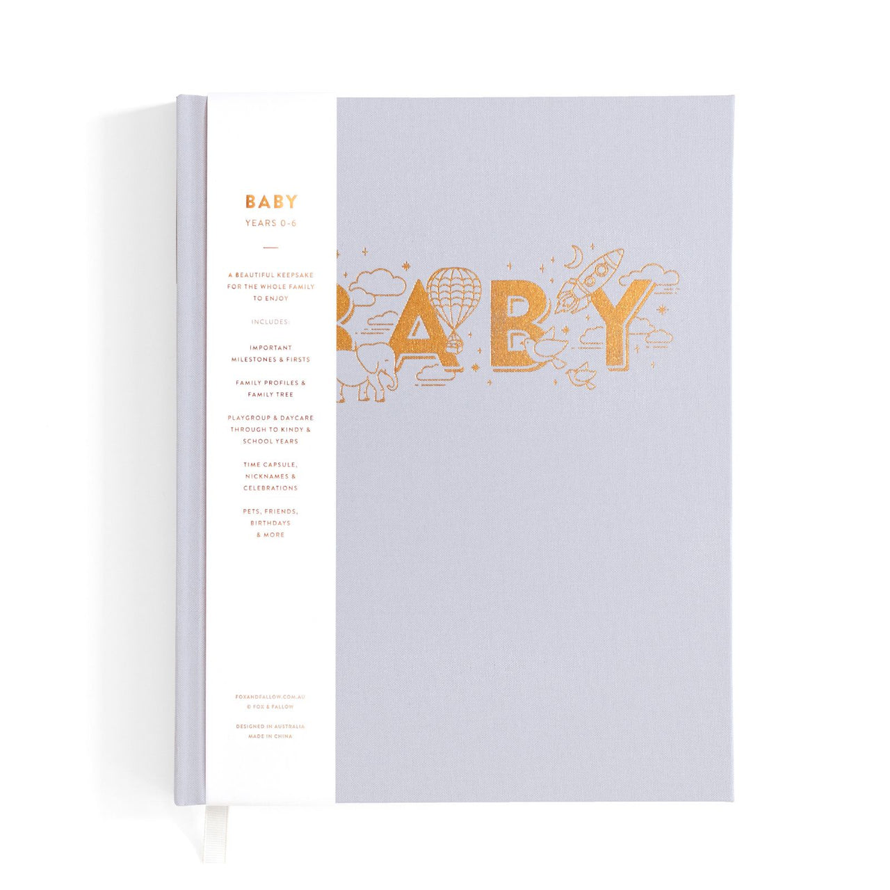 Baby Book - Gift boxed, Birth-6 Years - assorted