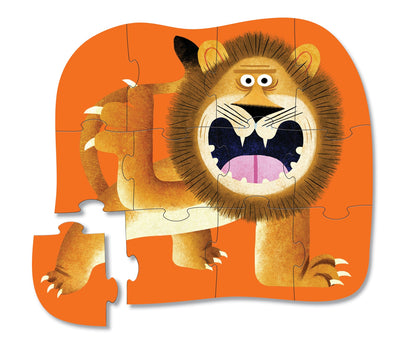 12 pc Mini Puzzle - Lion Roar