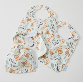 Muslin Bibs 2 pack - Assorted