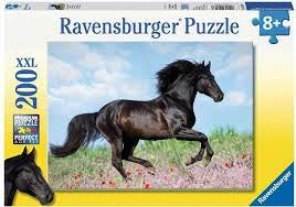 200 pc Puzzle - Black Stallion