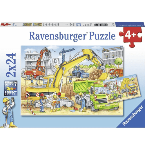 2 x 24 pc Puzzle - Hard at Work