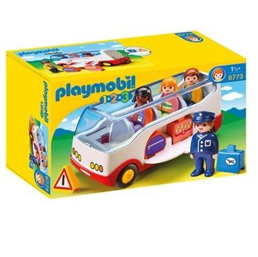Playmobil 1.2.3 - Airport Shuttle Bus 6773