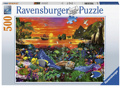 500 pc Puzzle - Turtle in the Reef