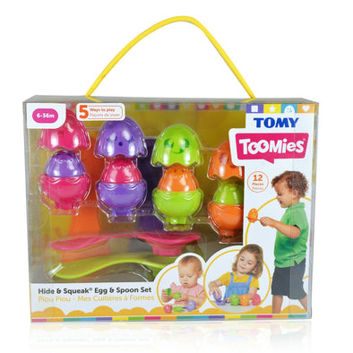 Hide and Squeak Egg and Spoon Set