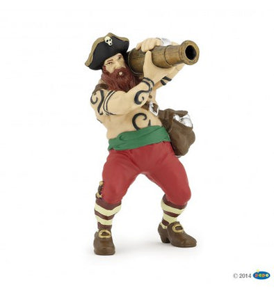 Cannon Pirate Figurine