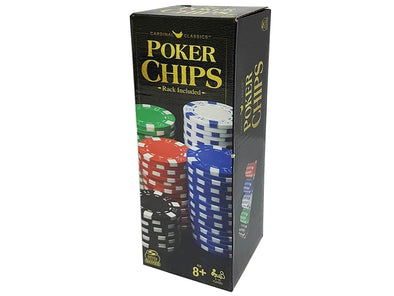 Poker Chips Set with Rack