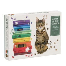650 pc 2-in-1 Puzzle - Queen of the Stacks