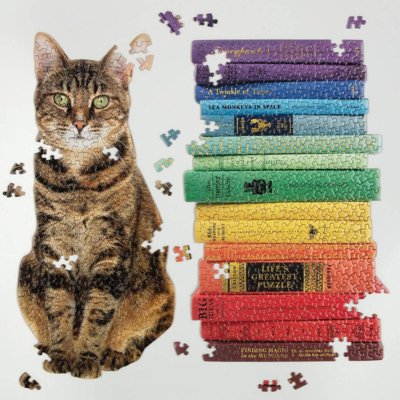 650 pc 2-in-1 Puzzle - Queen of the Stacks