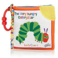 The Very Hungry Caterpillar Let's Count Clip on Teether Book