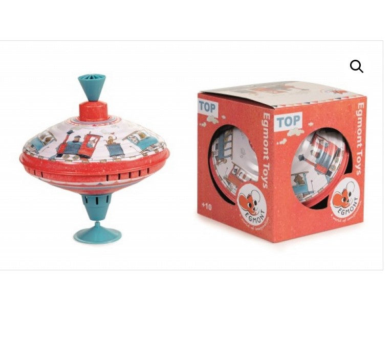 Large Spinning Top - Train
