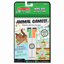 Wipe-off Activity Pad - Animal Games
