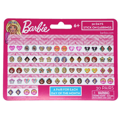 Barbie Stick on Earrings - 30 day pk