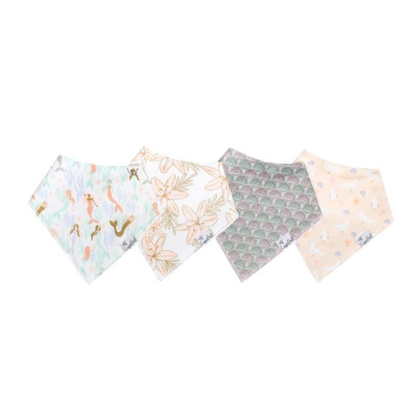 Bandana Bibs 4 Pk - assorted