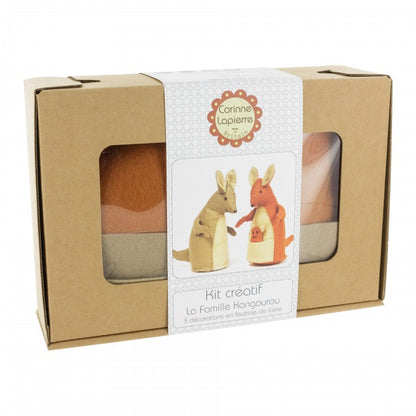 Felt Sewing Kit - Kangaroo Family