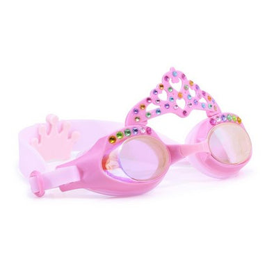 Swim Goggles Princess Crown - Peachy Pink