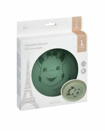 Sophie Giraffe Silicone Plate