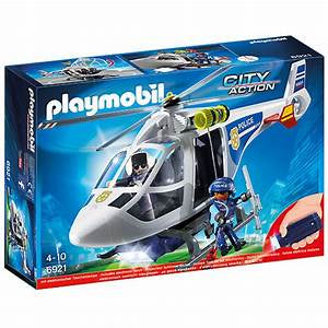 City Action - Police Helicopter with Searchlight 6921