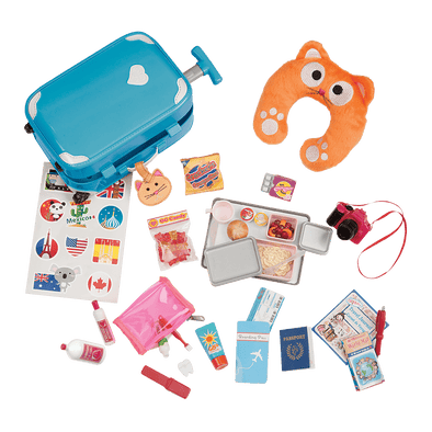 Well Travelled Luggage Set - accessories kit
