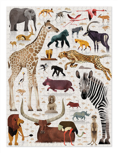 World of Puzzle 750 pc - African Animals