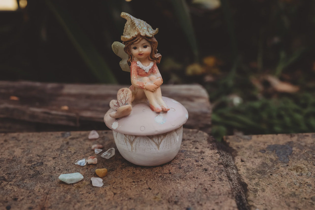 Fairy Trinket Box w/Butterfly