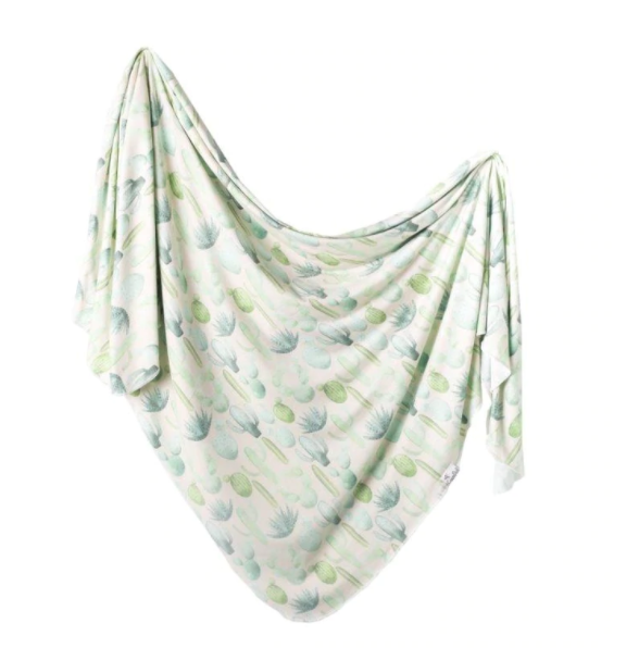 Knit Swaddle Blanket - assorted