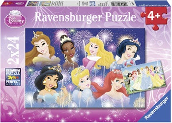 2 x 24 pc Puzzle - Disney Beautiful Princesses