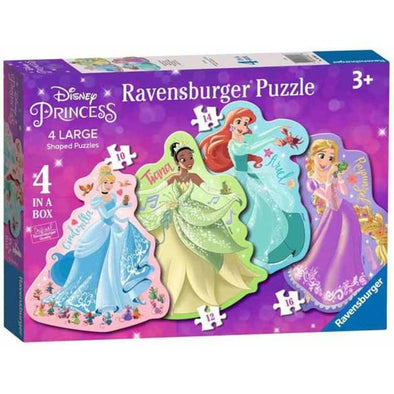 Disney Princess 4 Shaped Puzzle