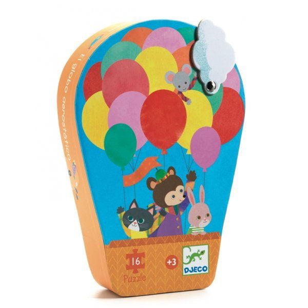 The Hot Air Balloon 16pc Silhouette Puzzle