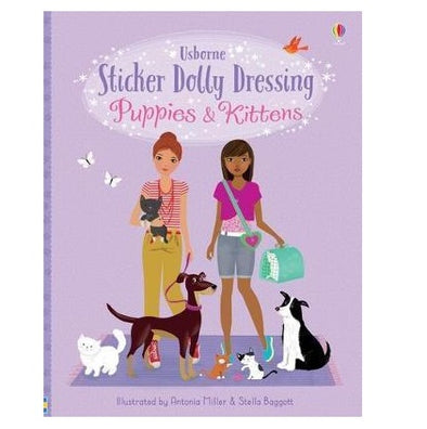 Sticker Dolly Dressing - Puppies and Kittens