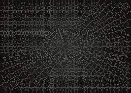 736 pc Puzzle - Krypt in Black