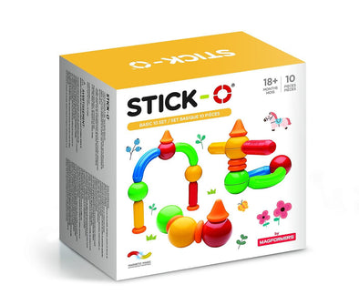 Stick-O Magnetic Blocks - Set Basic 10 pc