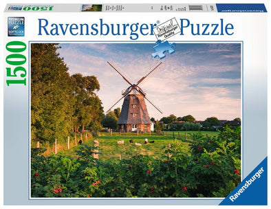 1500 pc Puzzle - Windmill On The Baltic Sea