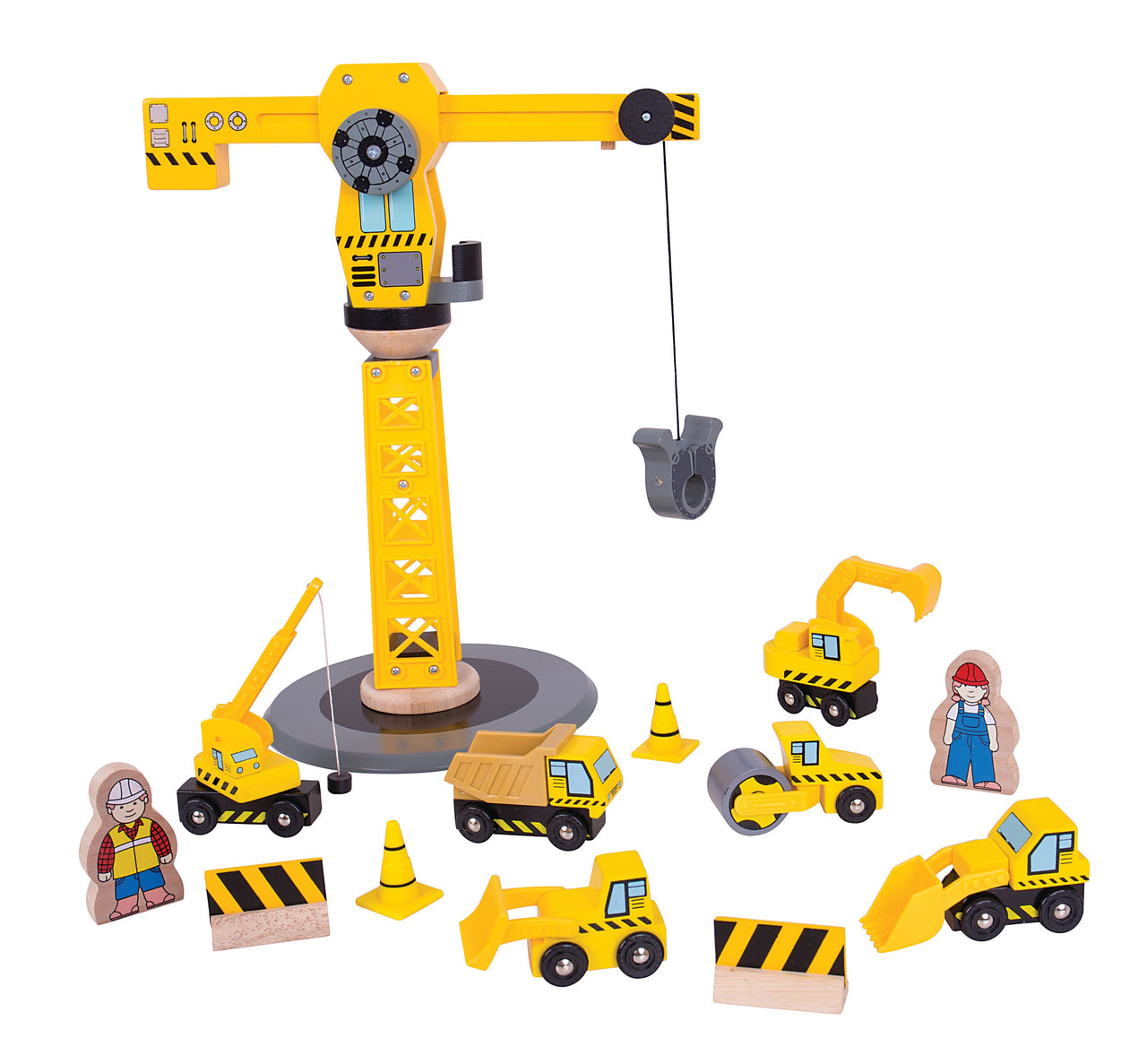 Big Crane Construction Set - Wooden