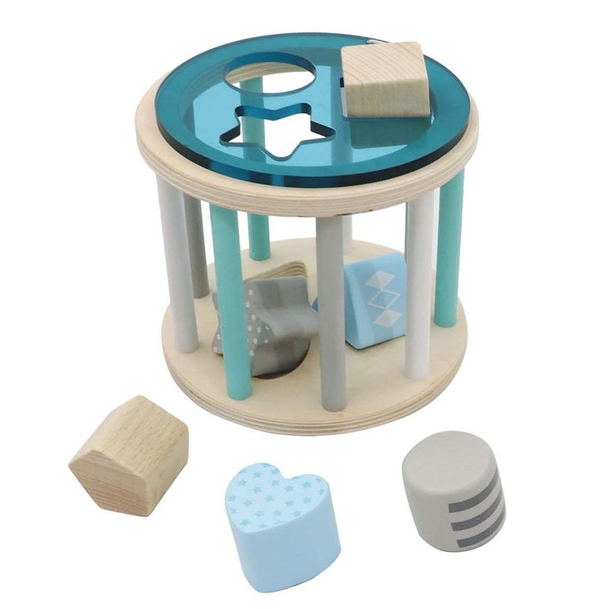 Wooden Rolling Shape Sorter