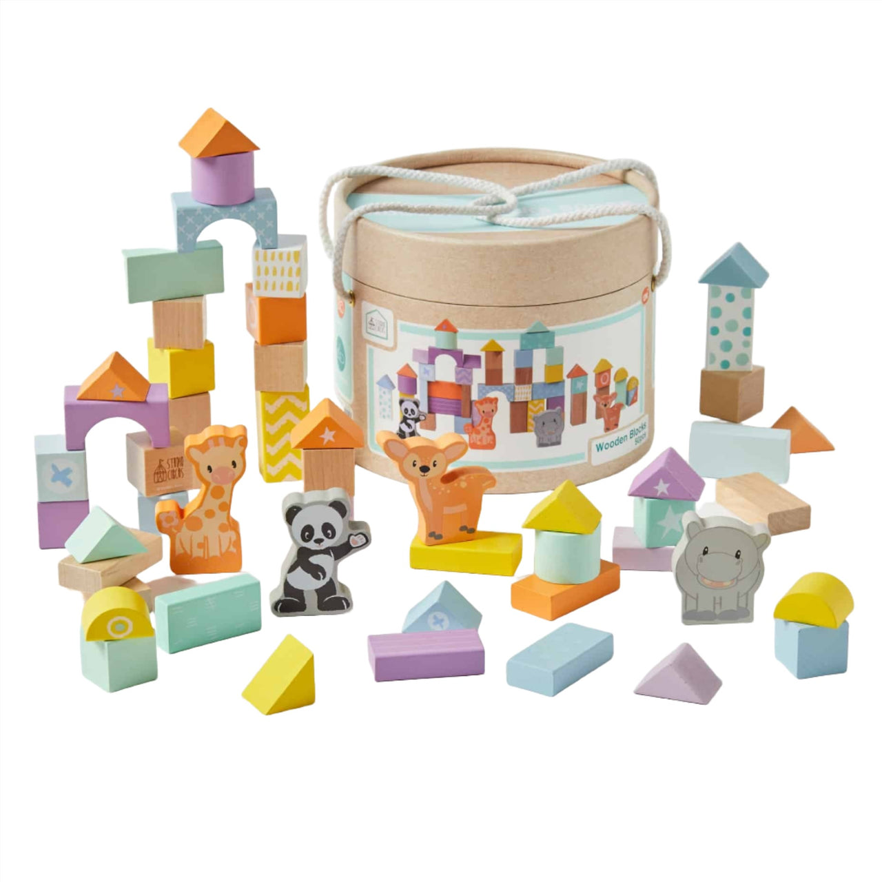 Wooden Blocks 50pc