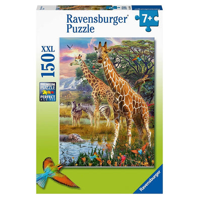 150 pc Puzzle -  Giraffes in  Africa